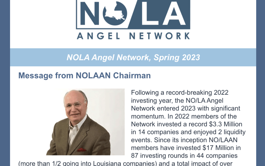 NO/LAAN Newsletter : Q1 2023